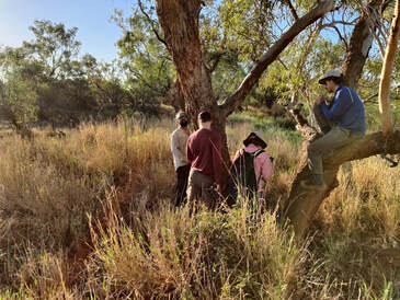 Team doing fieldwork in Outback Queensland